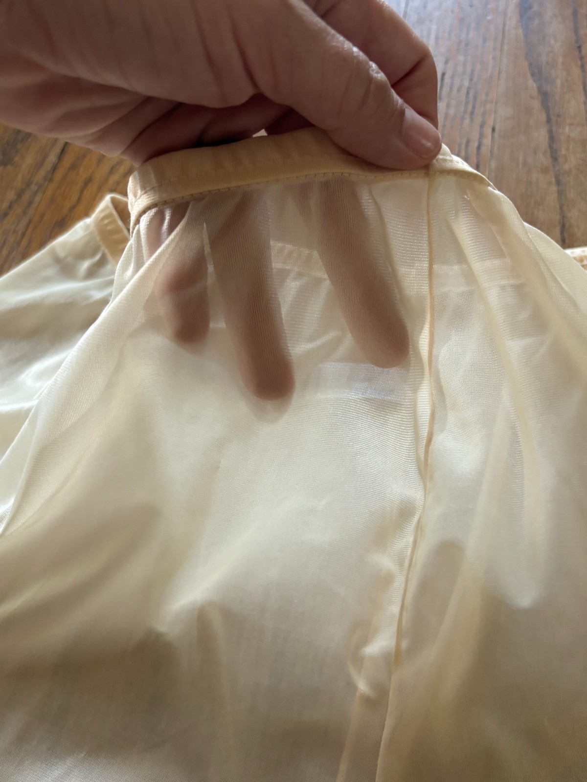 Vintage 1960s Vanity Fair Nylon Pillowtab Sheer Pettipants Slip Shorts Lace 11