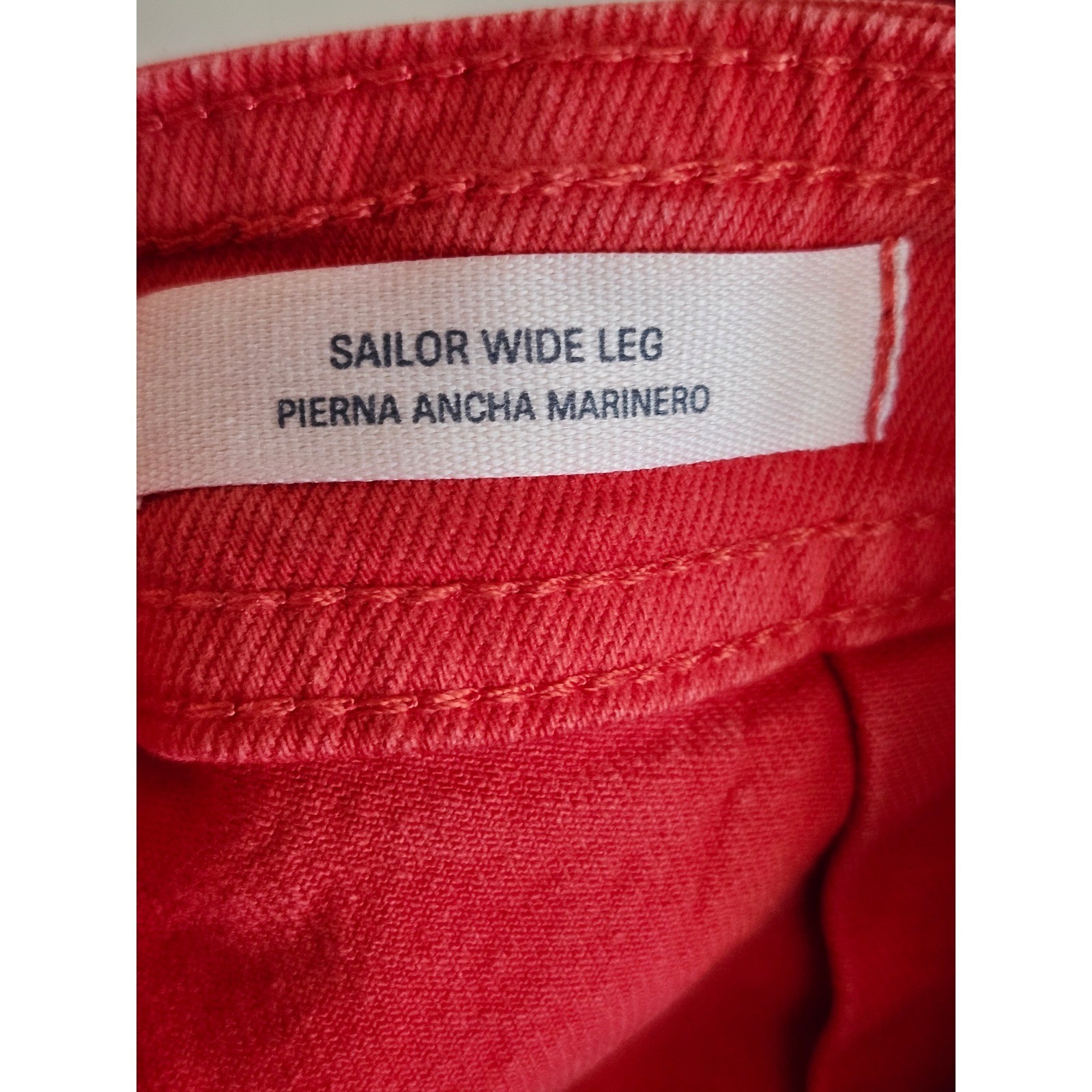 NWT Universal Thread Sailor Wide Leg Red Jeans Size 4 High Rise Wide Leg Pants