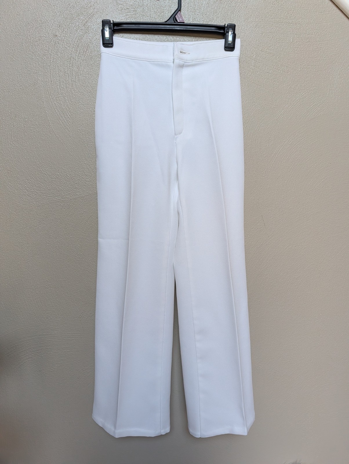 *Vtg* Levi Women&rsquo;s Bend Over Polyester Blend Pants White 23 X 25.5