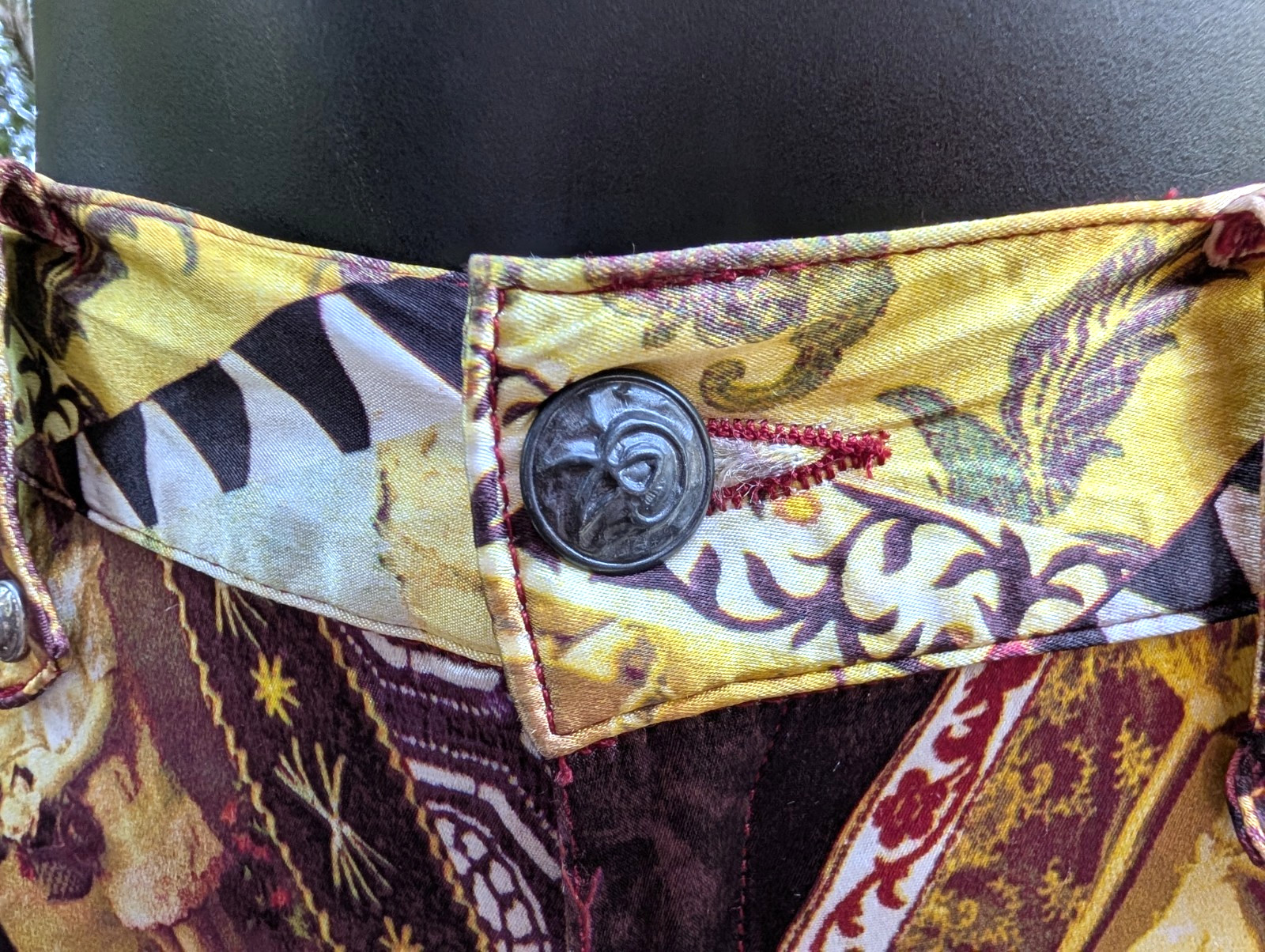 Vintage 90&rsquo;s Christian Lacroix Bazar Satin Pants leggings international photo 40
