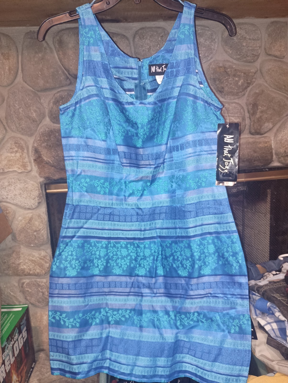 vintage All that jazz summer dress new with tags size 9 /10
