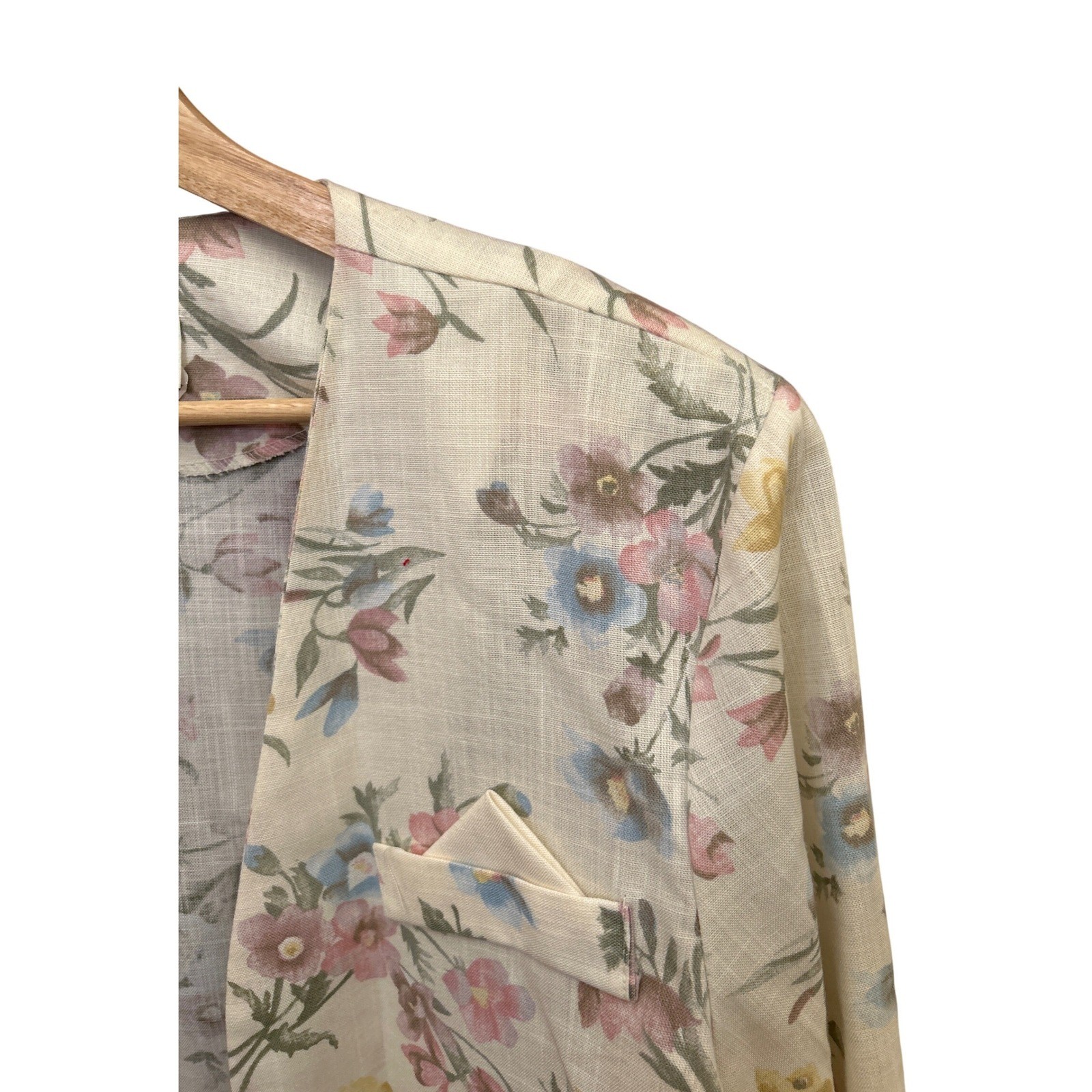 90s In Cima Floral Light Jacket Cottagecore Grandmacore Shabby Chic 22W