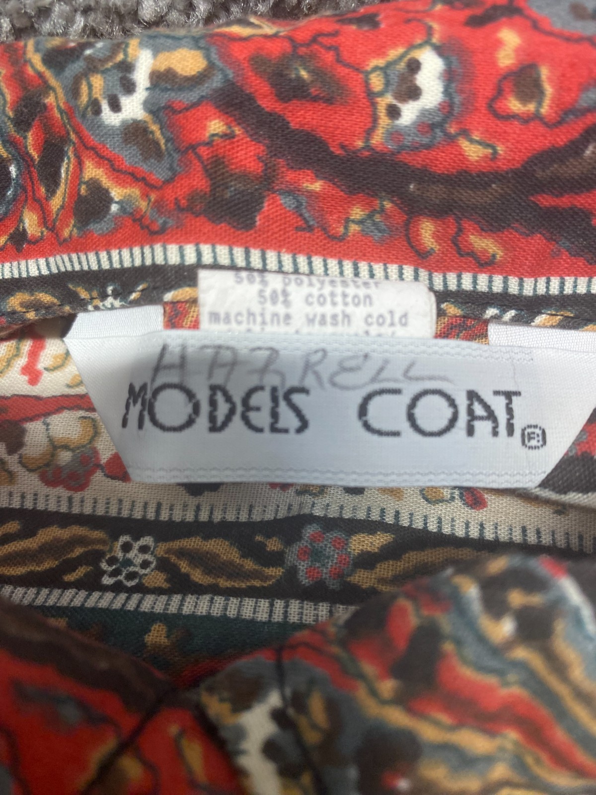 VINTAGE 60s 70s MODELS COAT House Dress Boho Colorful Mod Paisley Floral Size 10