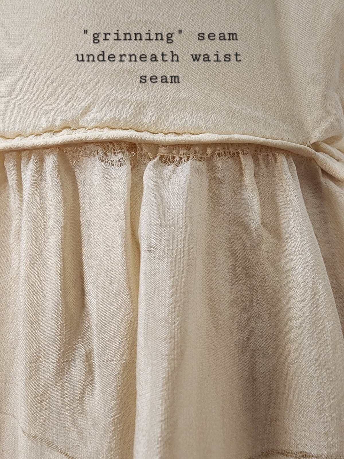 Vtg 20s Silk Chiffon Flapper Boho Bridal Dress + Rare Original Photo + Frame!