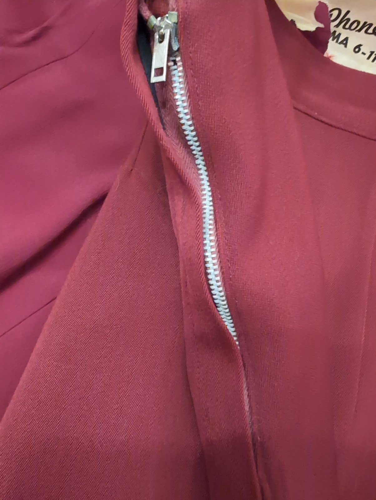 1940s Rummel Abbate California Custom Burgundy Gab Skirt Suit Vintage Wool