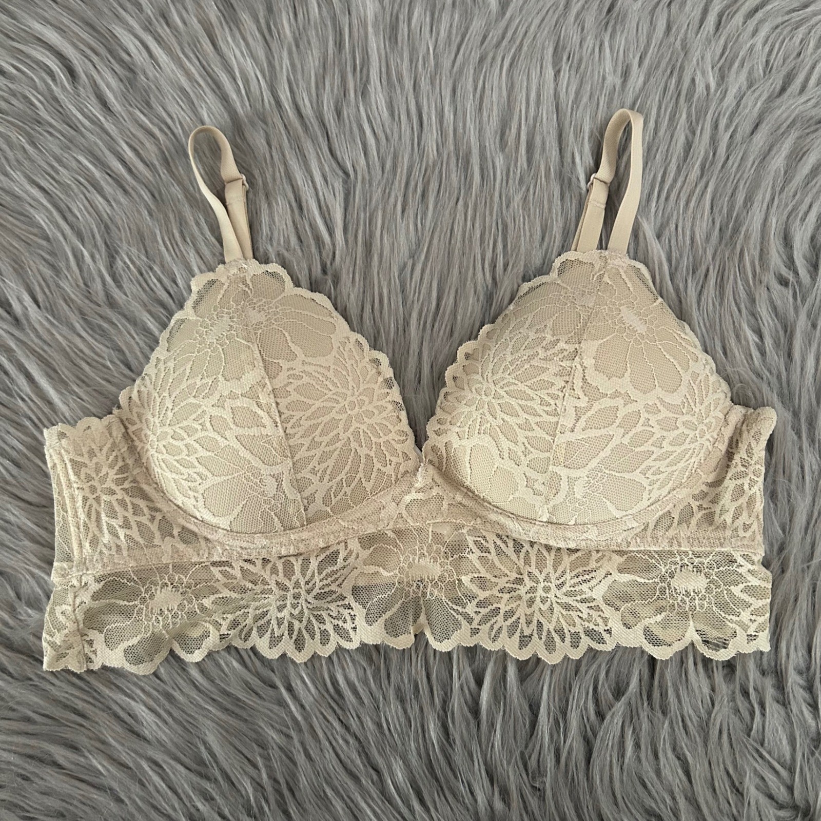 PINK Victoria&rsquo;s Secret Lightly Lined Wireless Bralette Womens Size Medium Bra