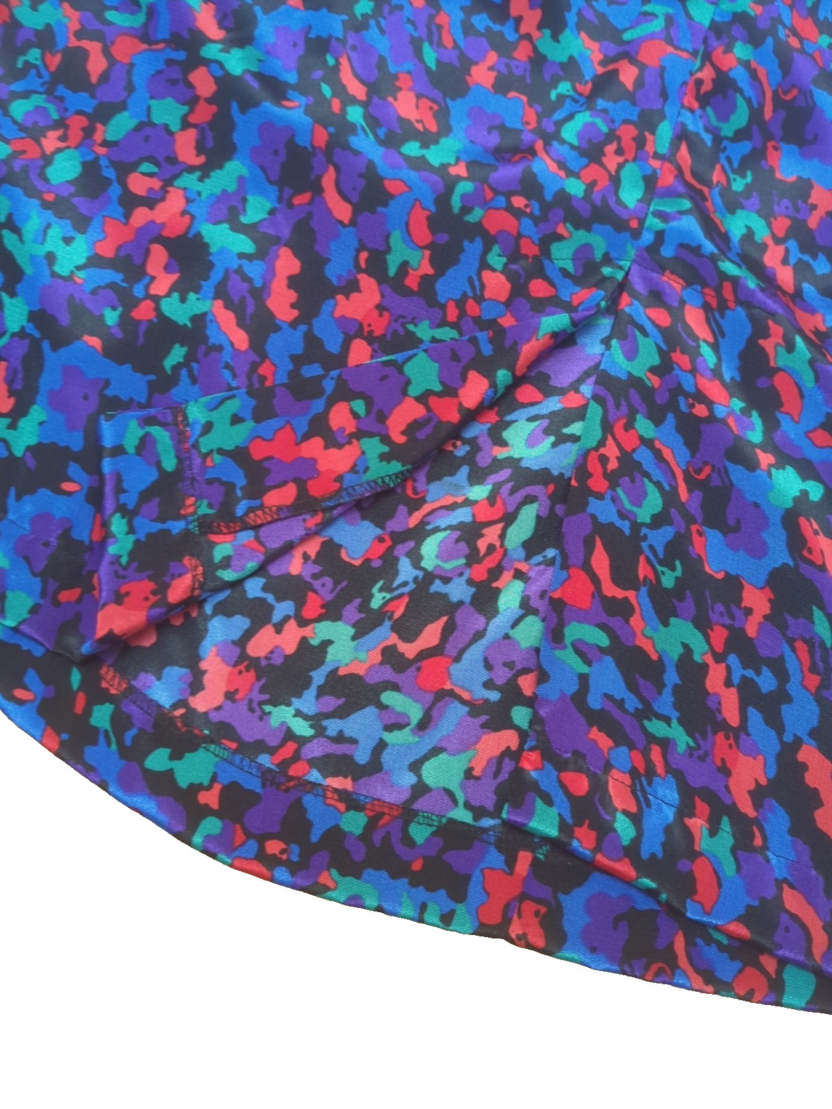 Shelly Michaels Vintage 1980&rsquo;s Colorful Dress Sz 7/8 Small, Fitted