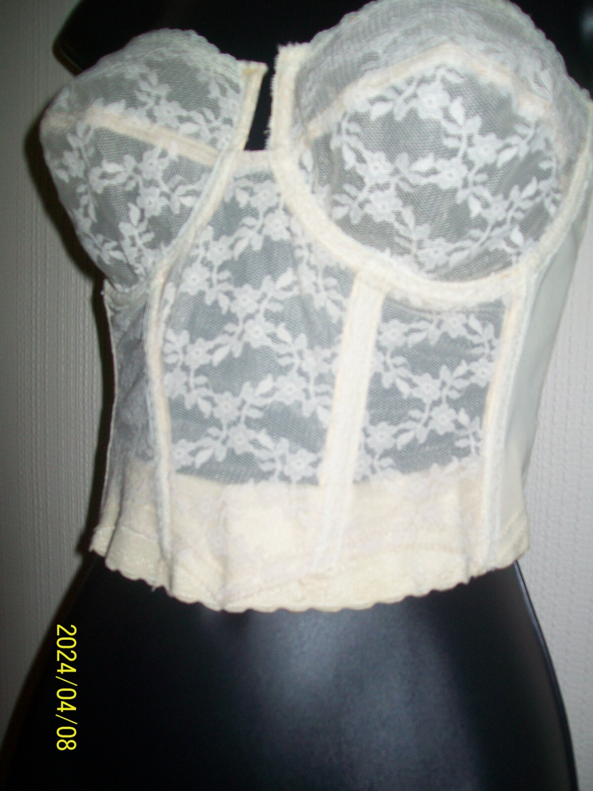 Vintage Nude Bra BackLess by Young Smoothie The Strouse Adler Co 70s ~Size 38B