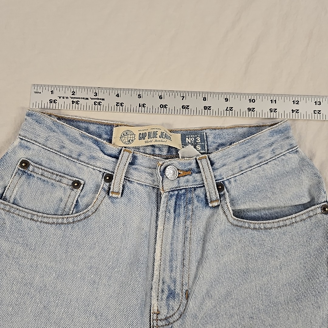 Vintage 90s GAP Jeans Women&rsquo;s Classic Fit Distressed Size 2 Tapered 23×30