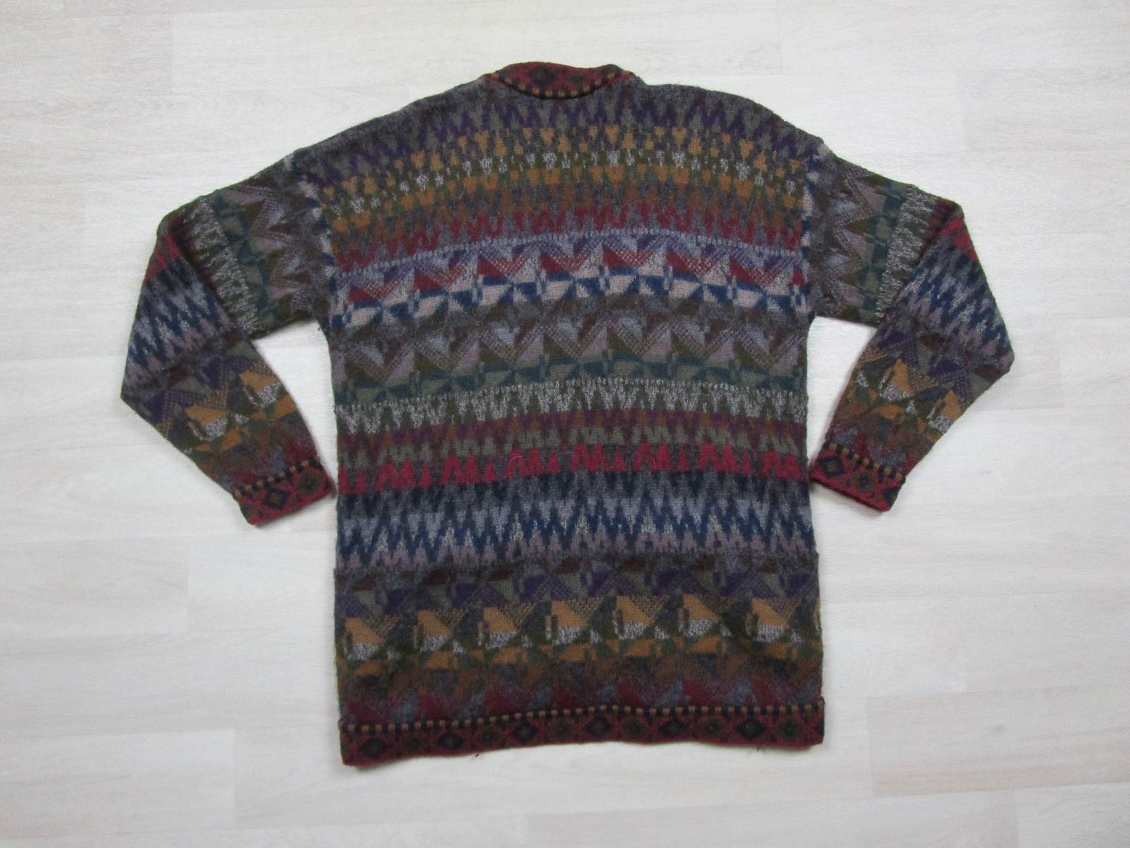 Vintage Peruvian Connection Alpaca Cardigan Sweater Women&rsquo;s (M) Fair Isle