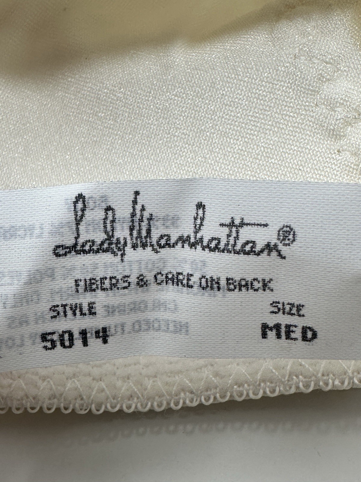 Lady Manhattan Medium White Ivory Panties Firm Control Shaper 5014 Vtg NWT #C133