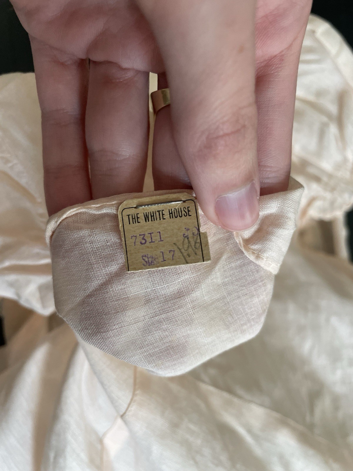 The White House Vintage 1900s Slip Dress In Pink Women&rsquo;s DEADSTOCK