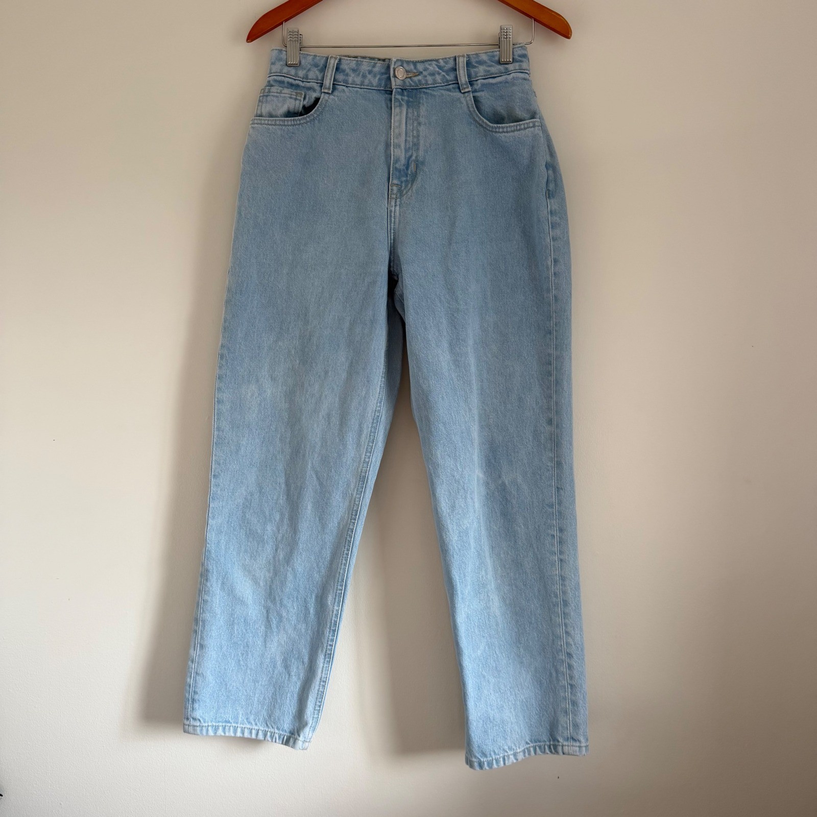 Frank & Oak « Patti » Light Wash Straight Leg Jeans Size 29 Minimalist 90s Vintage