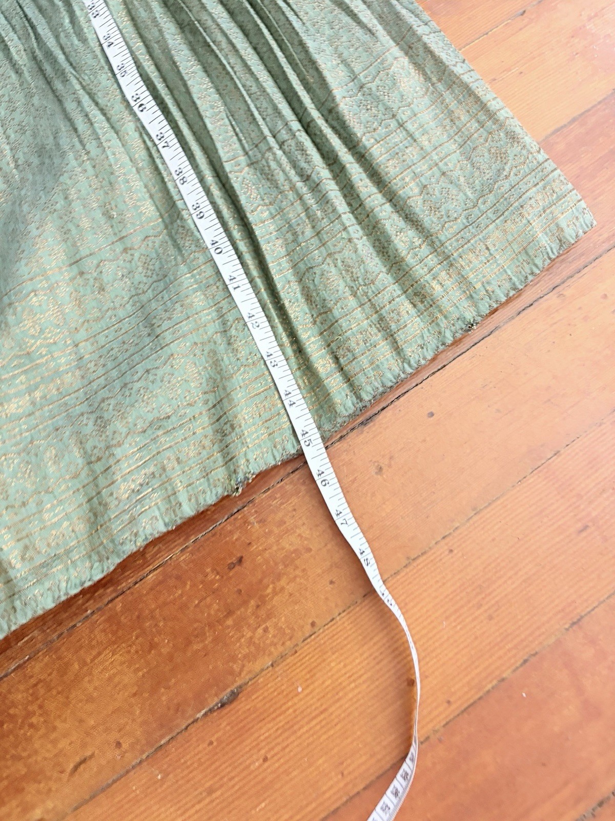 40s 50s Couture/Custom Made Gold Lamé Cocktail Dress Boning Old Hollywood XS