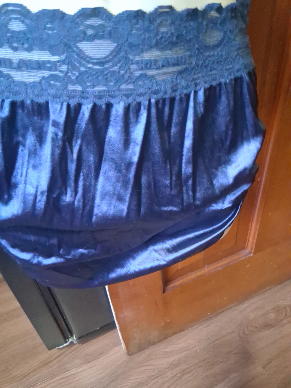 Vintage Solange SECOND SKIN Satin Full Brief Granny Panties, Sz 14/16, New