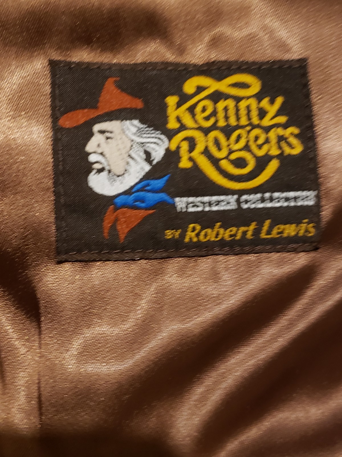 Vintage Lamb Skin Western Vest. SZ 38 Kenny Roger&rsquo;s. Front Pockets. Butter Soft.