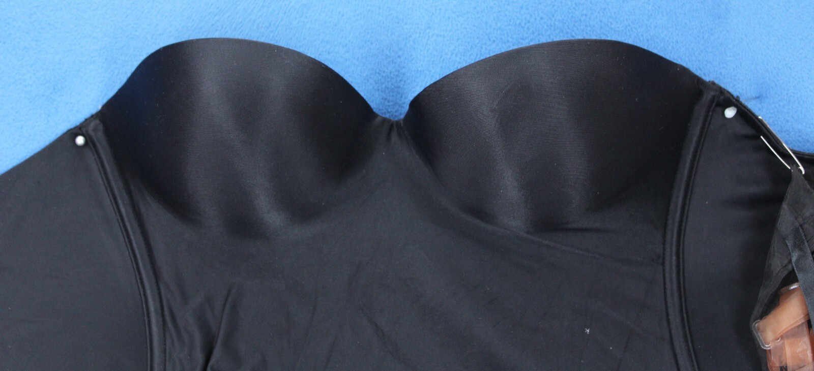 Ambrielle Underwire Bone In Padded Push Up Bustier Girdle Size 34C #H6918
