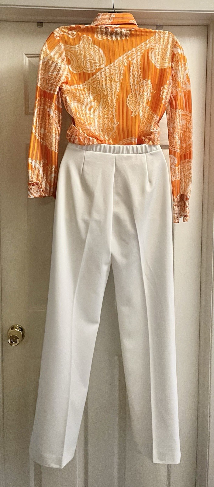 Vintage Devon White 3 Piece Suit Separates Jacket Skirt Pants & Blouse Size 7/8