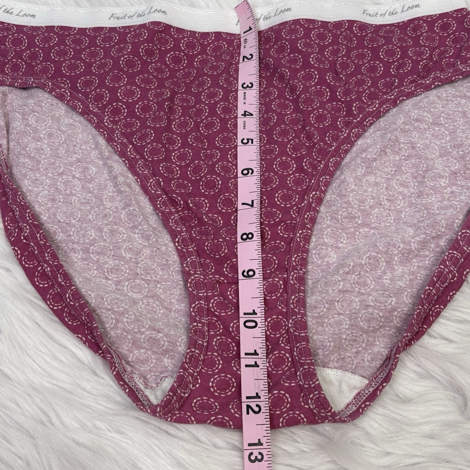 Fruit Of The Loom Bikini Hi Cut Panties Underpant Women’s Size 9 XXL Cotton Vtg?