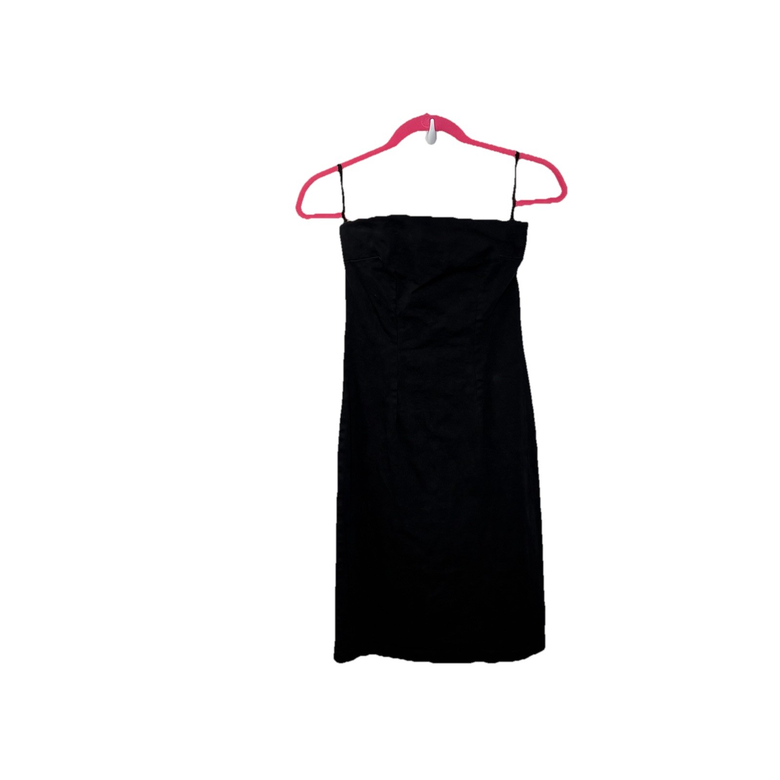 I.L.U. from The Clothing Company Strapless Black Dress Size 7 Coquette Y2K