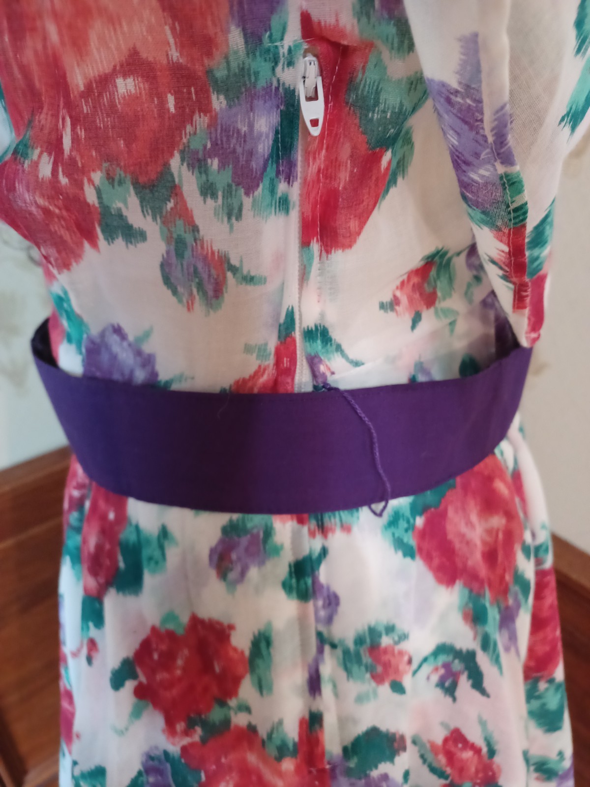 Vintage 1980s L. Rothschild Floral Print Tiered Cottagecore Prairie Tea Dress