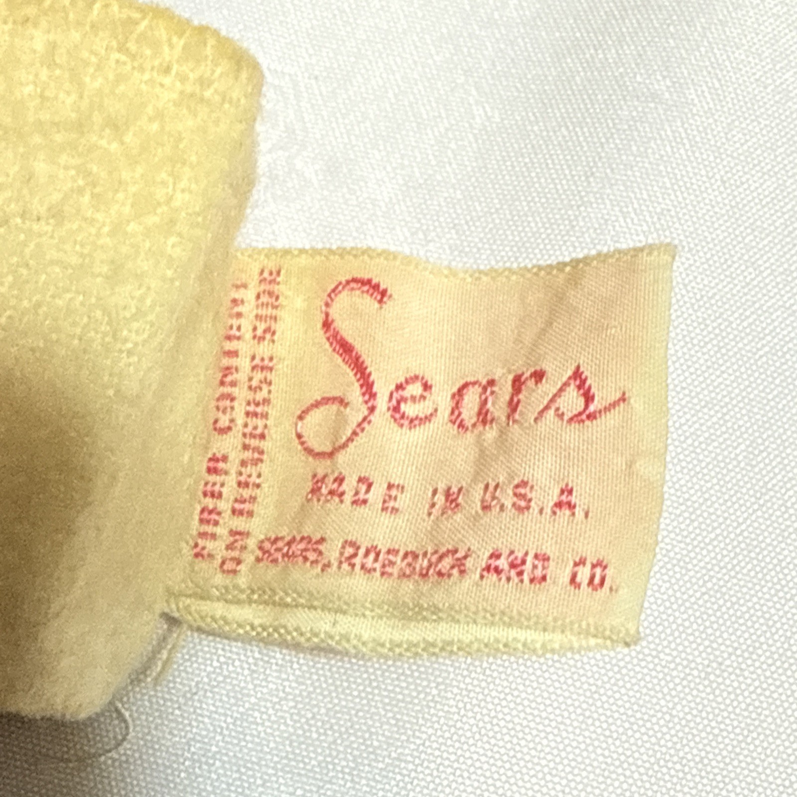 1950’s-1960’s SEARS Bra 32 B Lingerie Hook Back Lace Rockabilly Punk Goth READ