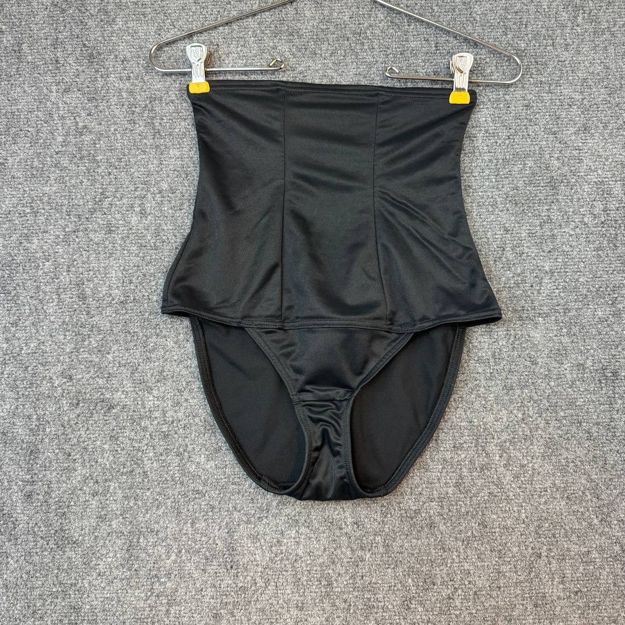 Vintage Body Slimmers by Nancy Ganz Shapewear Brief Black Size S