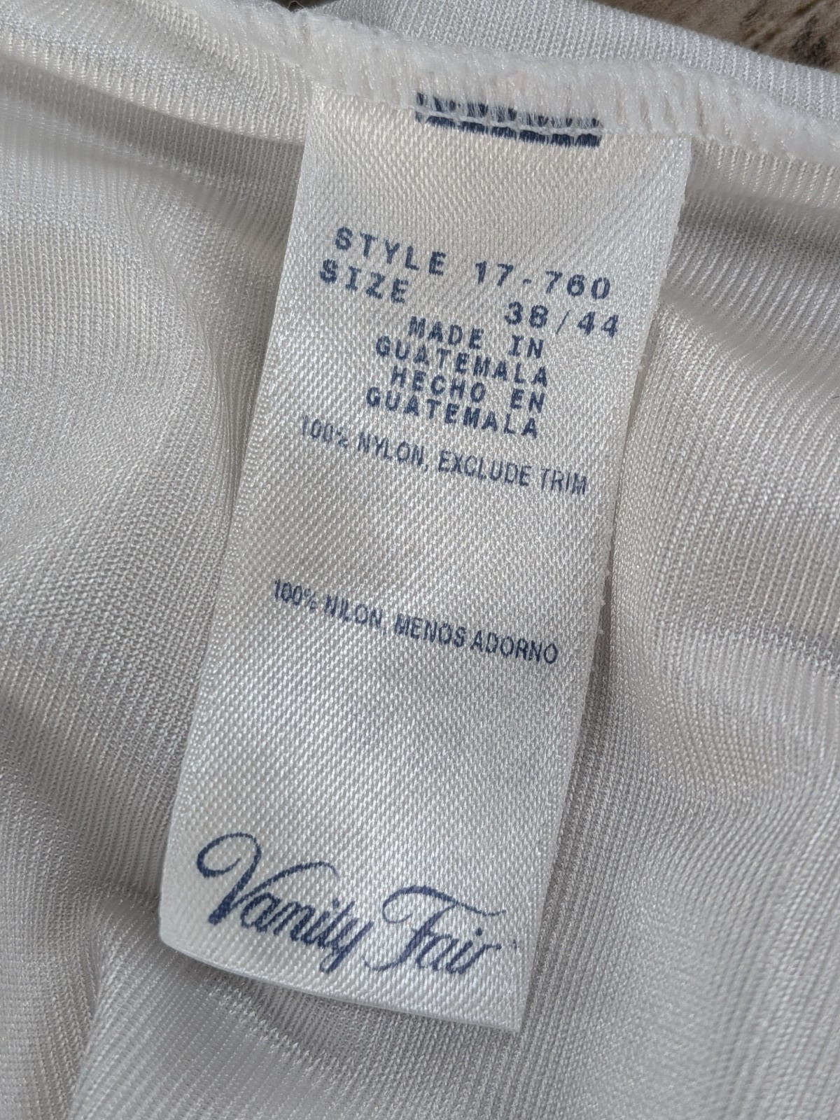 LOT 2! SIZE 38/44💋Vtg Shadowline Slip Camis Camisole Negligee Lingerie Nylon
