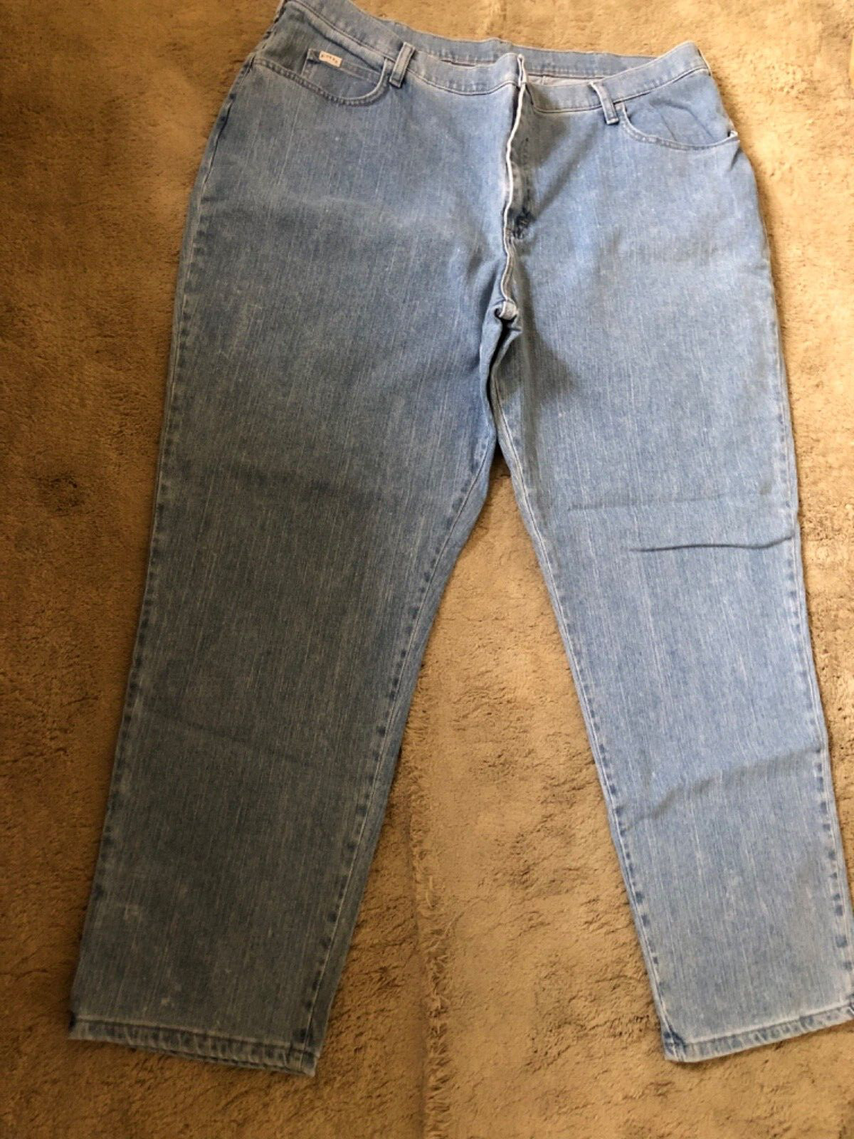 Womens size 24W denim Rider&rsquo;s Jeans waist 44&Prime; inseam 31&Prime; pants