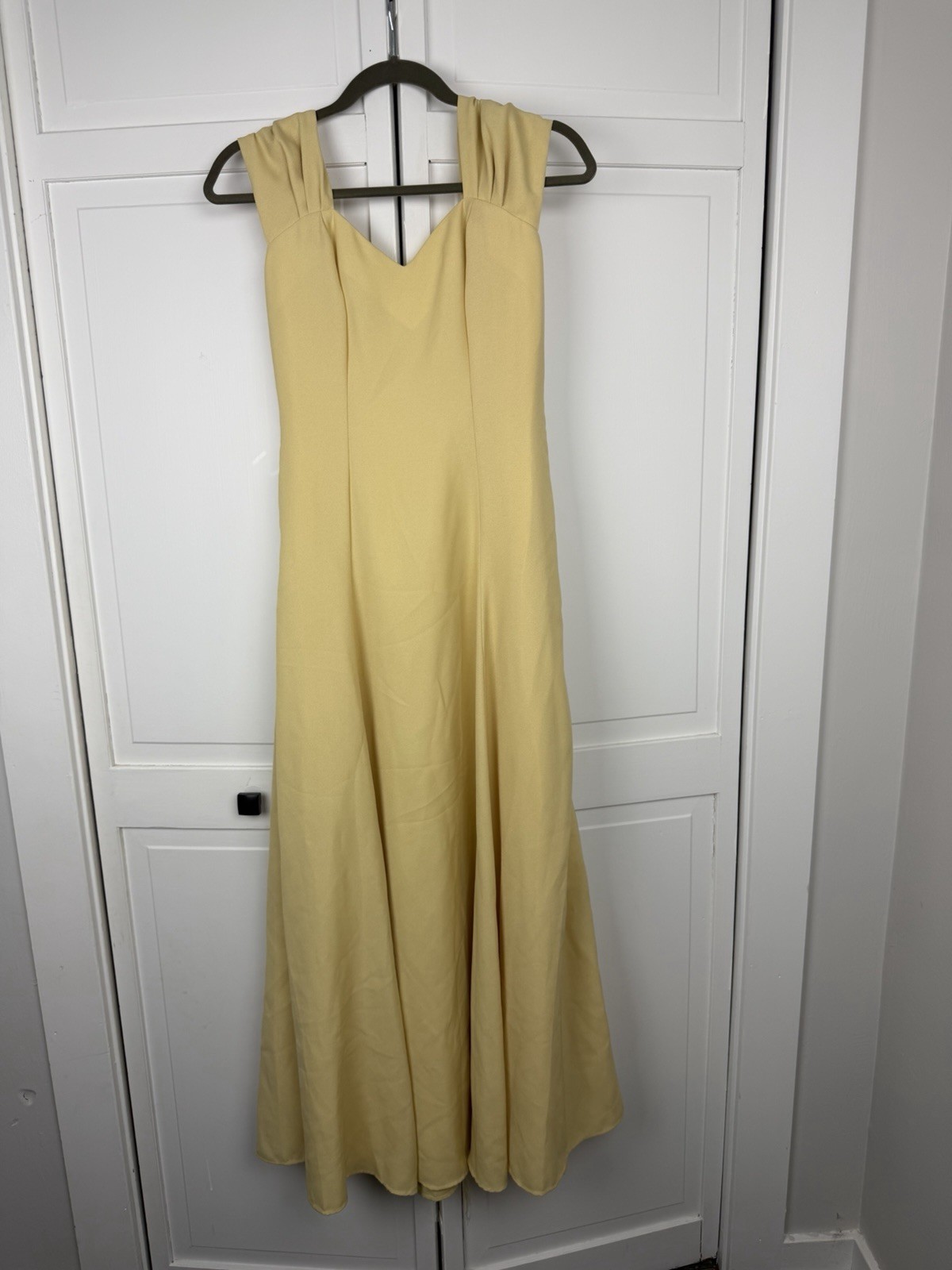 Vintage Eve of Milady Vintage Yellow Maxi Dress Women&rsquo;s Size 10 Regular