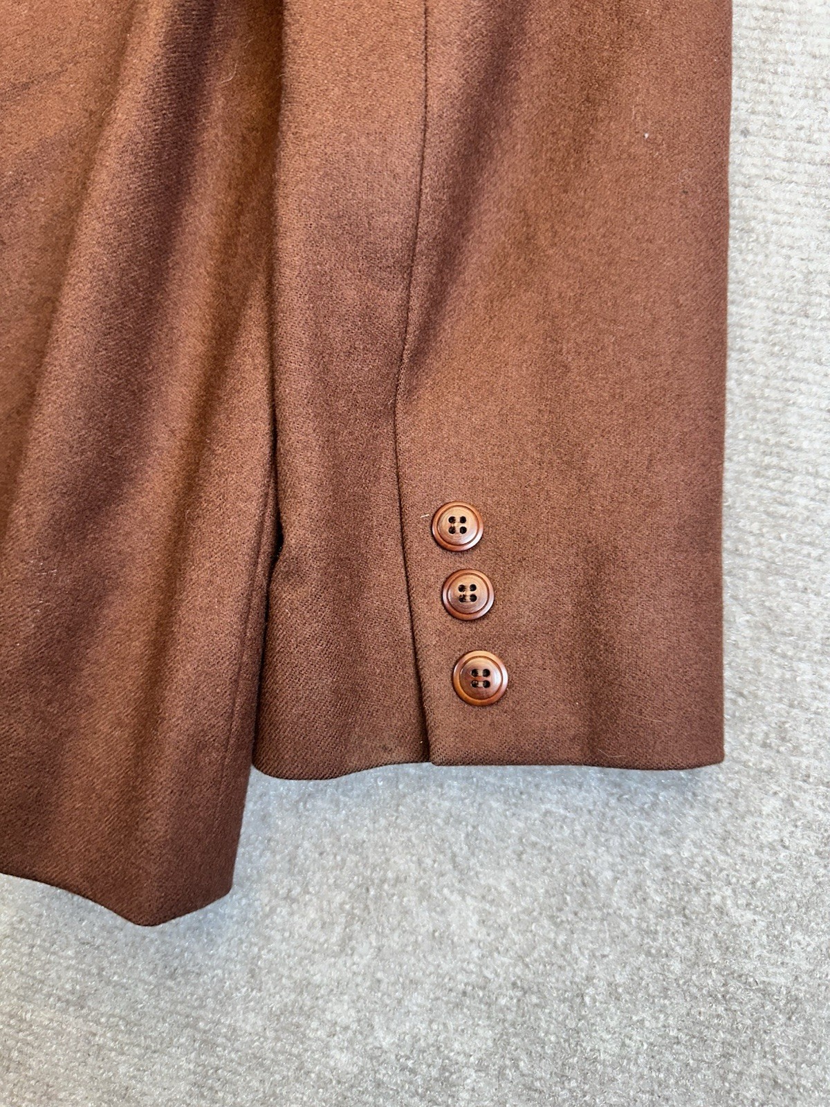 VTG 70s Pendleton 100% Wool Suit Brown (copper) Sz 14