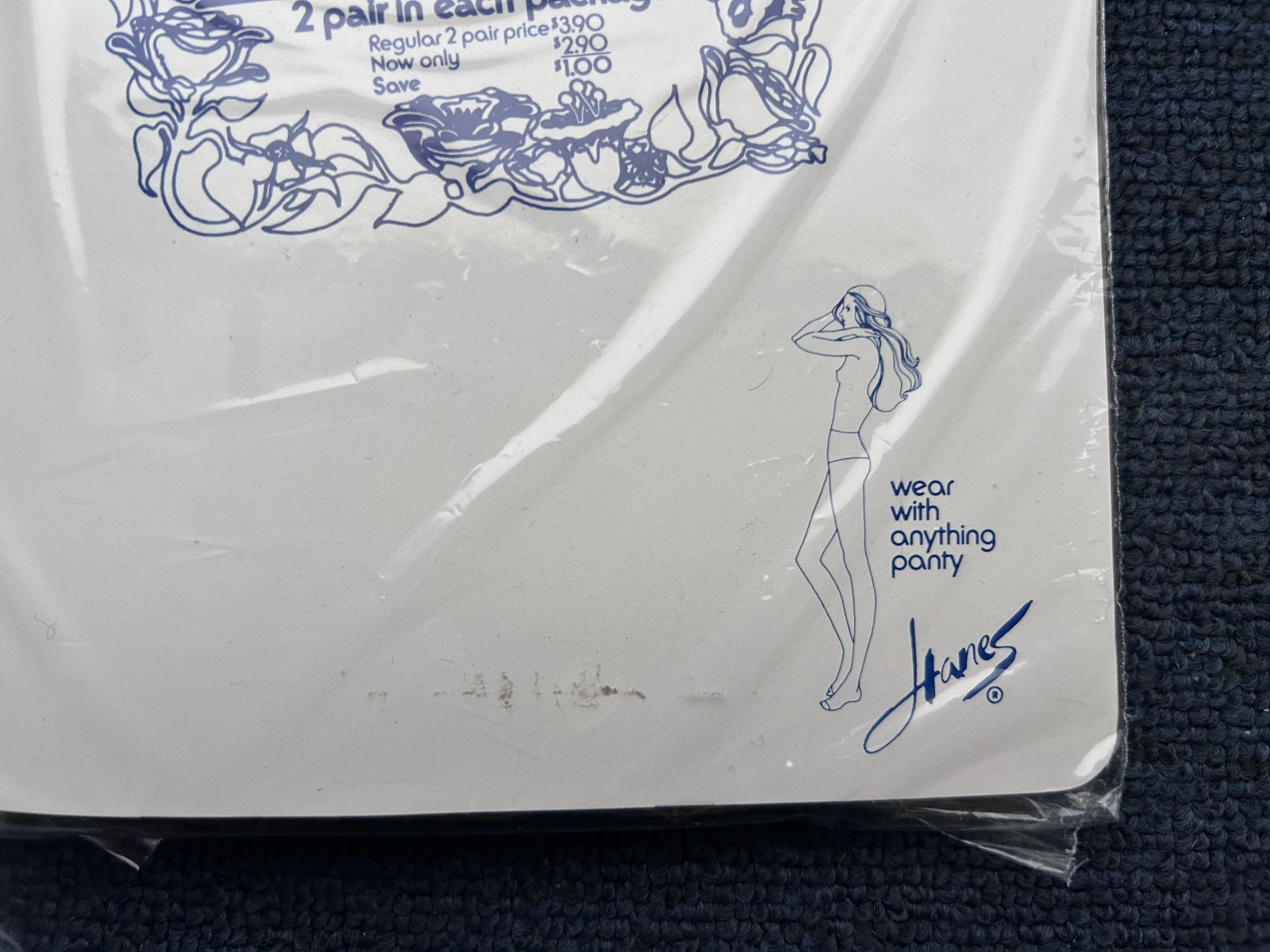 Vintage Hanes Everyday Pantyhose Sandalfoot Sheer Stretch South Pacific – SEALED