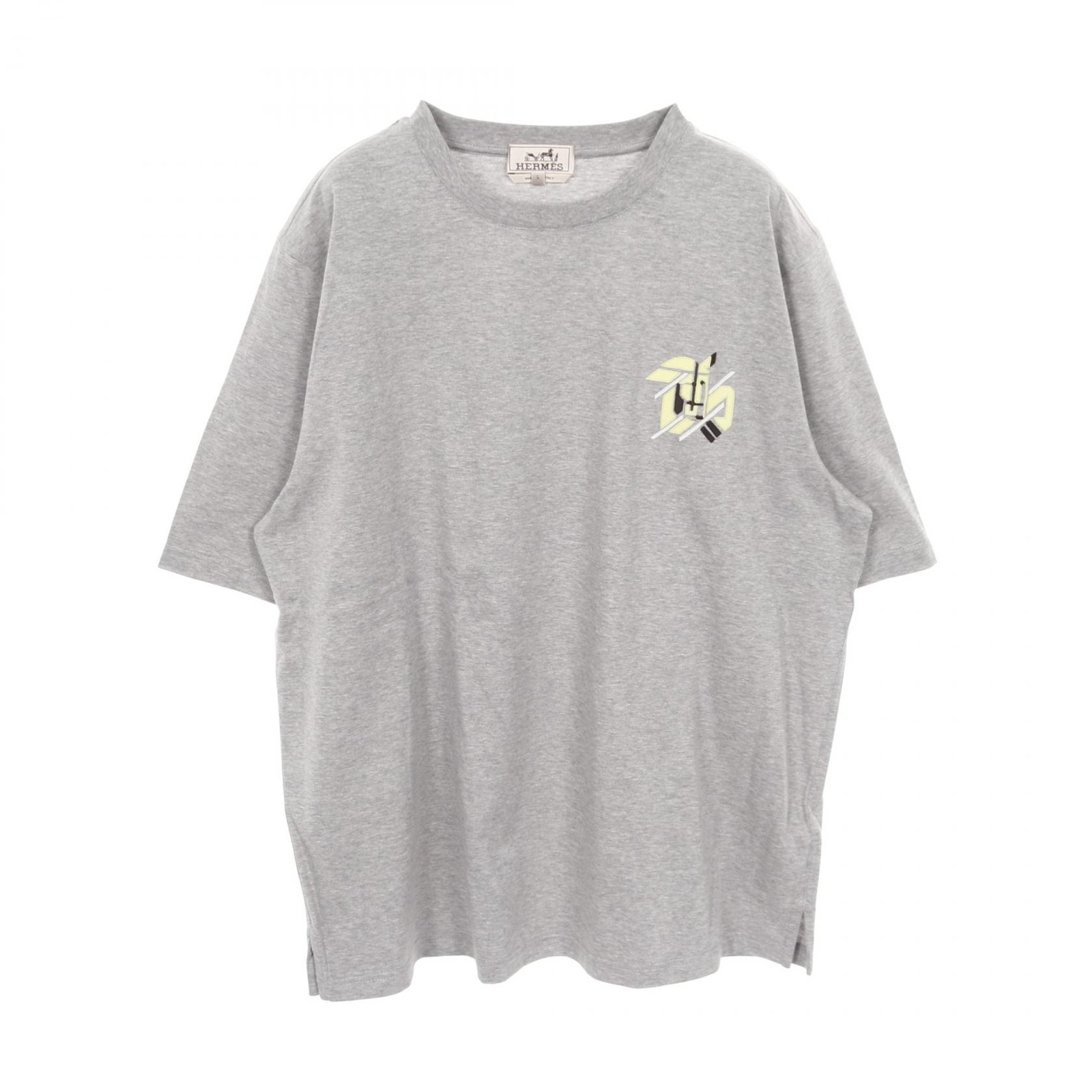 HERMÈS Hermes Mini Leather Patch Cotton Top – DUTY FREE