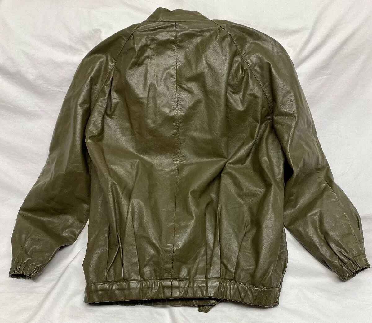 VTG 70s 80s ANN TAYLOR LEATHER JACKET SIZE 9/10 Talon Zipper *See Description*