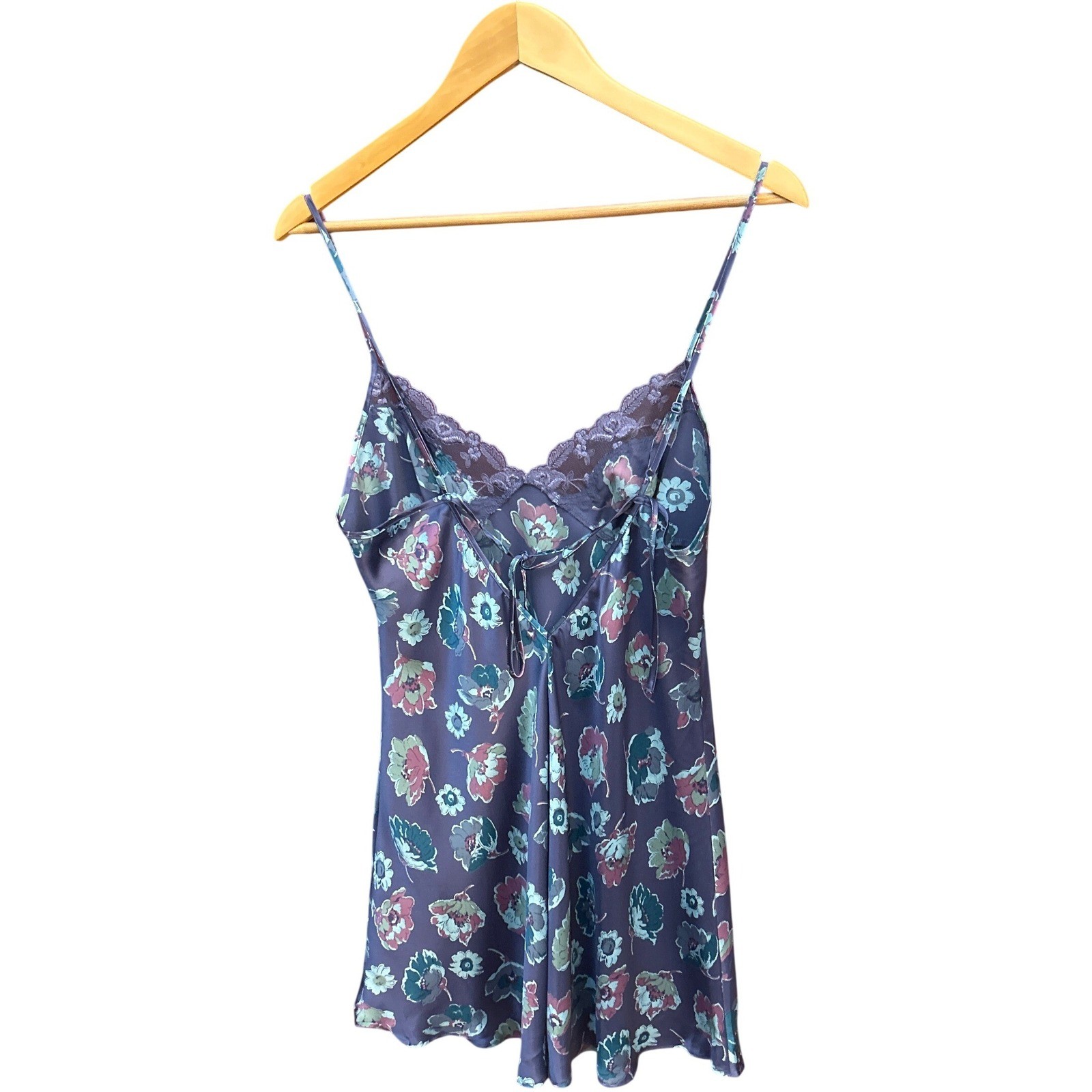 Vintage 2001 Victoria&rsquo;s Secret Floral Slip Dress Coquette Romantic Lingerie