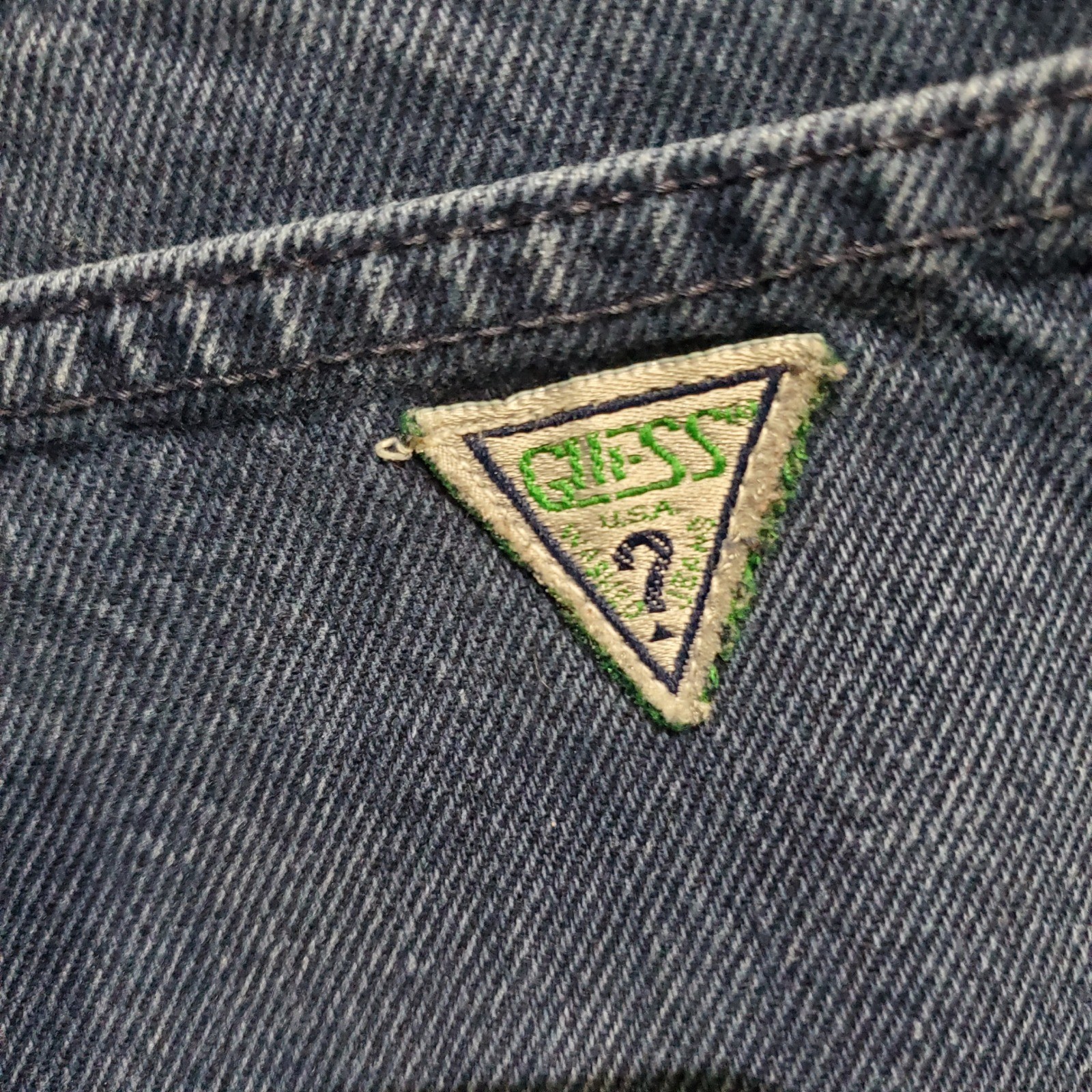 VTG 90s Guess Jeans Georges Marciano Made in USA High Rise Mom Jeans Size 33