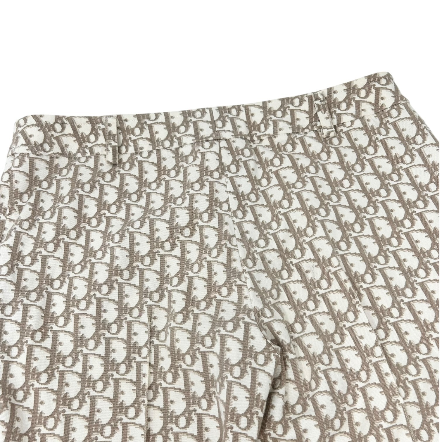 Christian Dior Vintage 2005 Trotter Monogram Pants Bottoms Zip #36 Cotton 105699