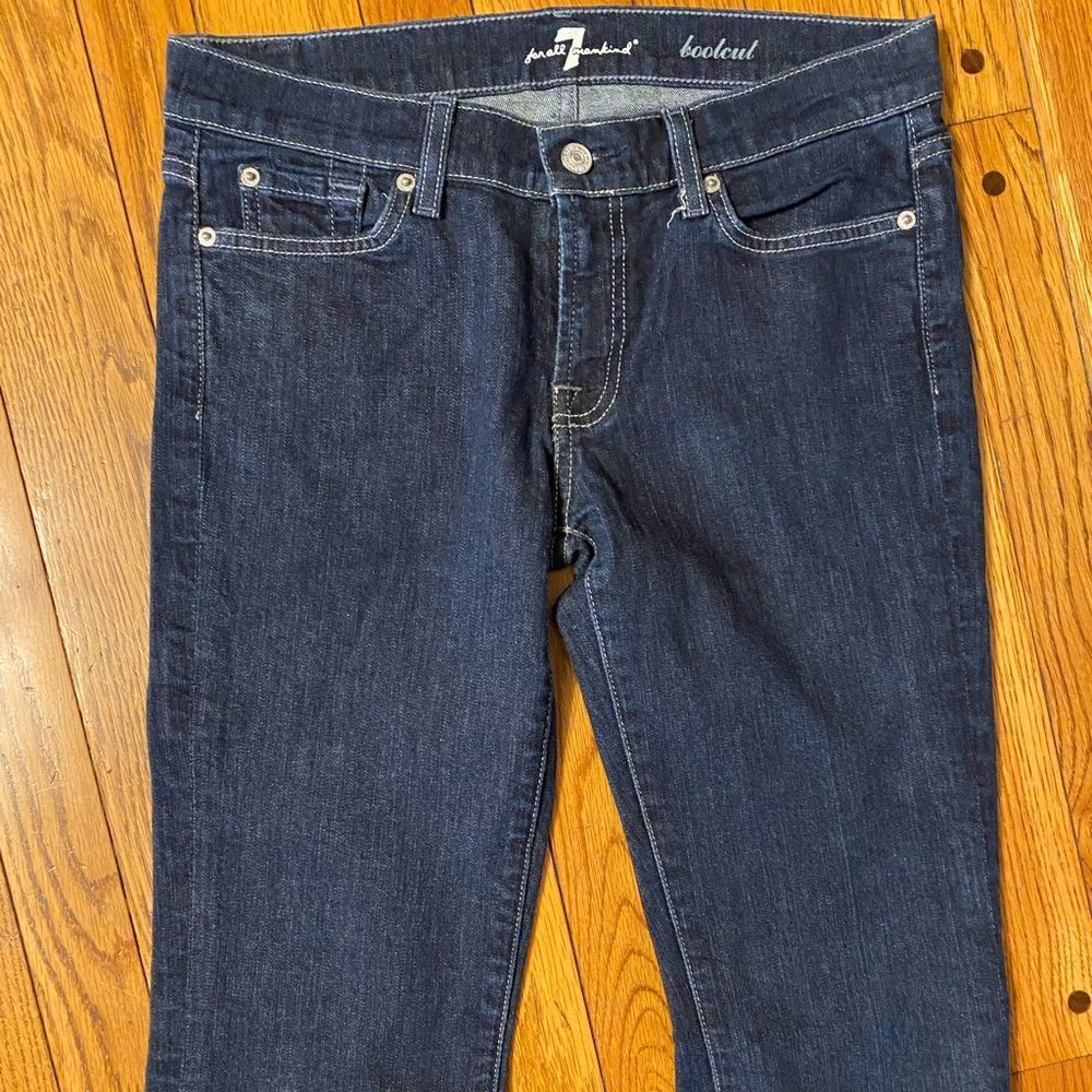 7 for all Mankind size 8 dark wash bootcut flare jeans