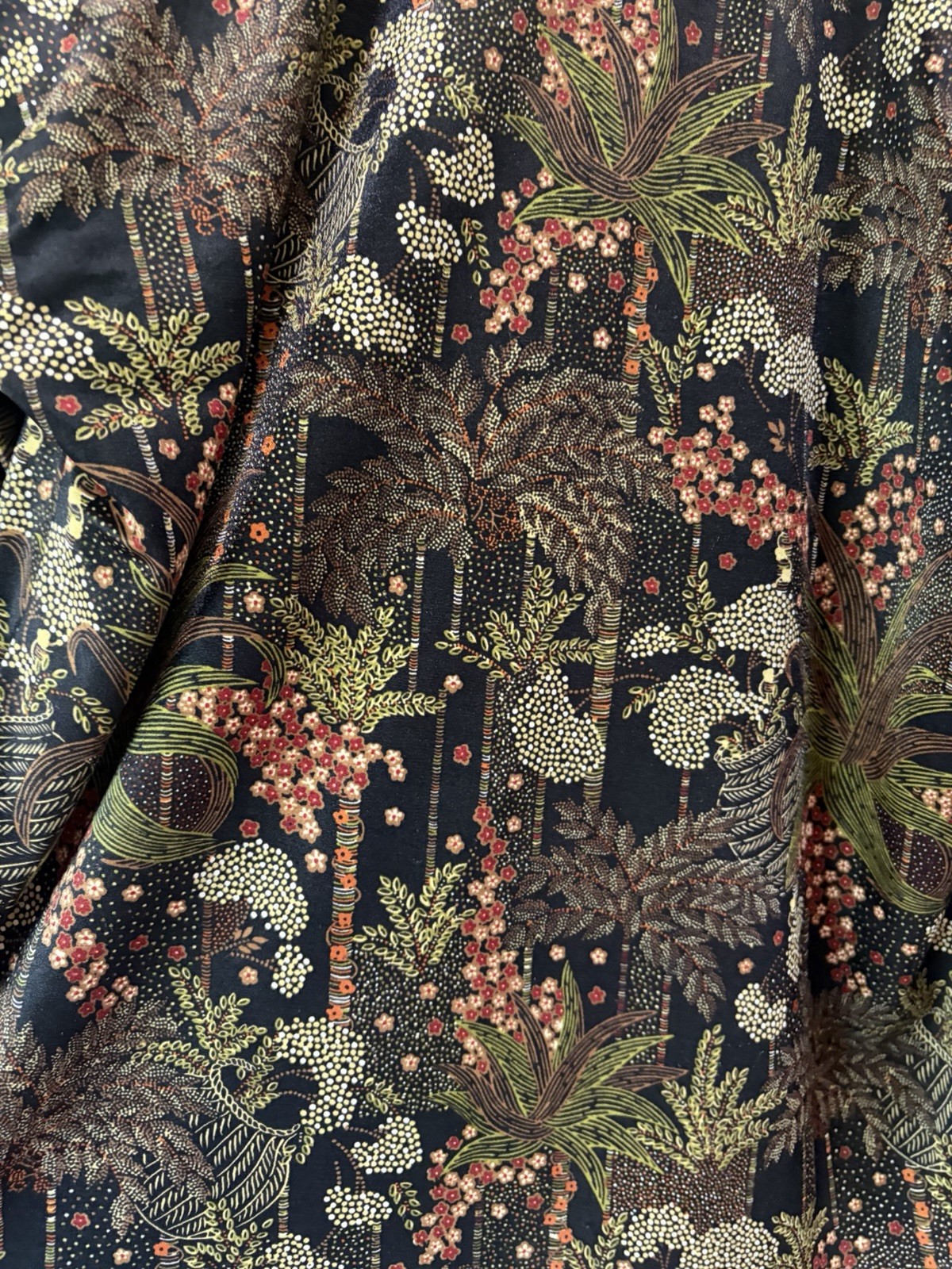 Vintage 70s 80s DeWeese Design Swim & Sun Floral Rare Coverup OS