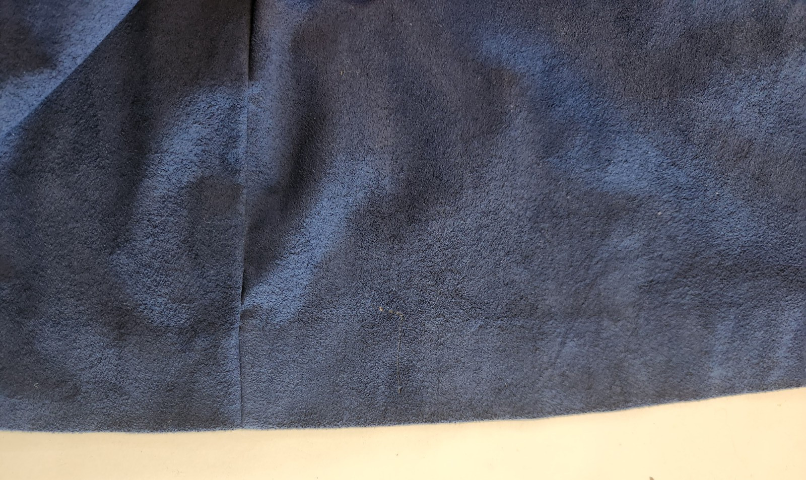 Vtg Count Romi Ltd Ultra Suede Long Blue Trench Coat Women&rsquo;s 52&Prime; bust (8 sz tag)