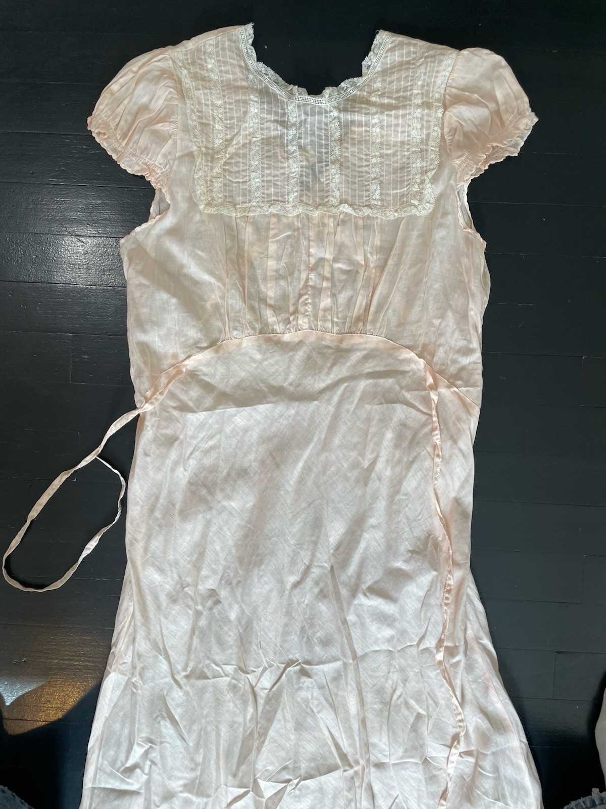 The White House Vintage 1900s Slip Dress In Pink Women&rsquo;s DEADSTOCK