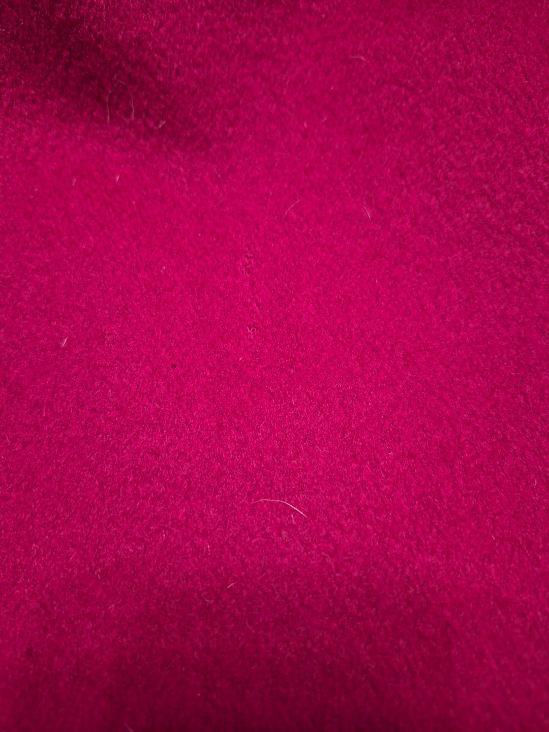 Vtg Forstmann 100% Wool Fur Collar Red Coat Womens No Size Tag Measure READ
