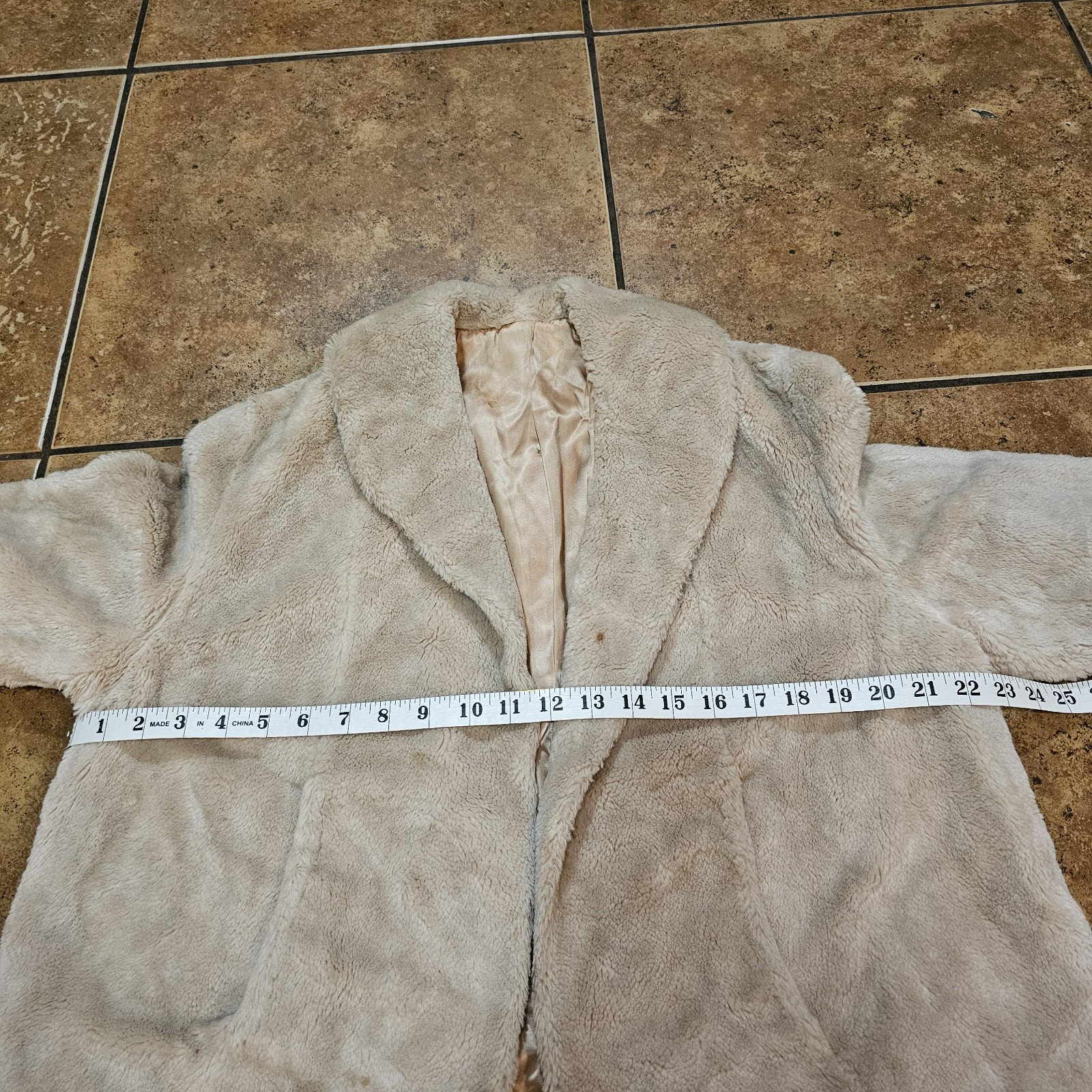 Vintage 50s Fur Jacket Crop Cloud No 9 Collins & Aikman Elegant Housewife Mob