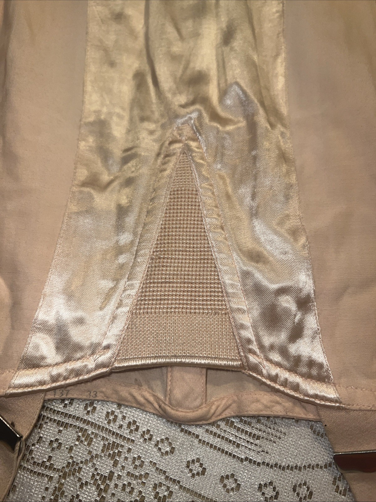 Vintage Warners Open Bottom Girdle With Garter Size 33 1945 USA FLAWED