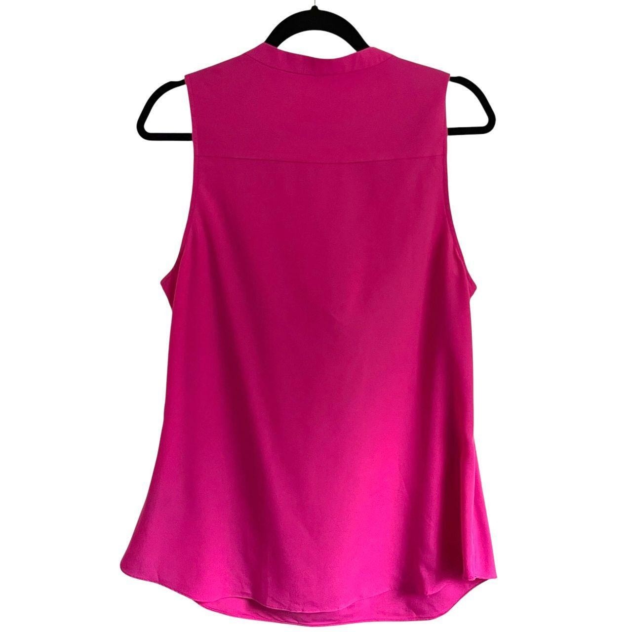 Cynthia Steffe Hot Pink Draped Tank Top: Y2K, 2000s