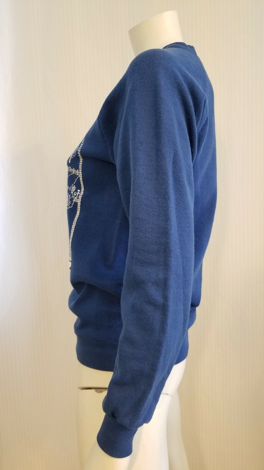 Vintage Gopher Activewear Puffy Print Blue Crewneck Sweatshirt – Women&rsquo;s S *B3