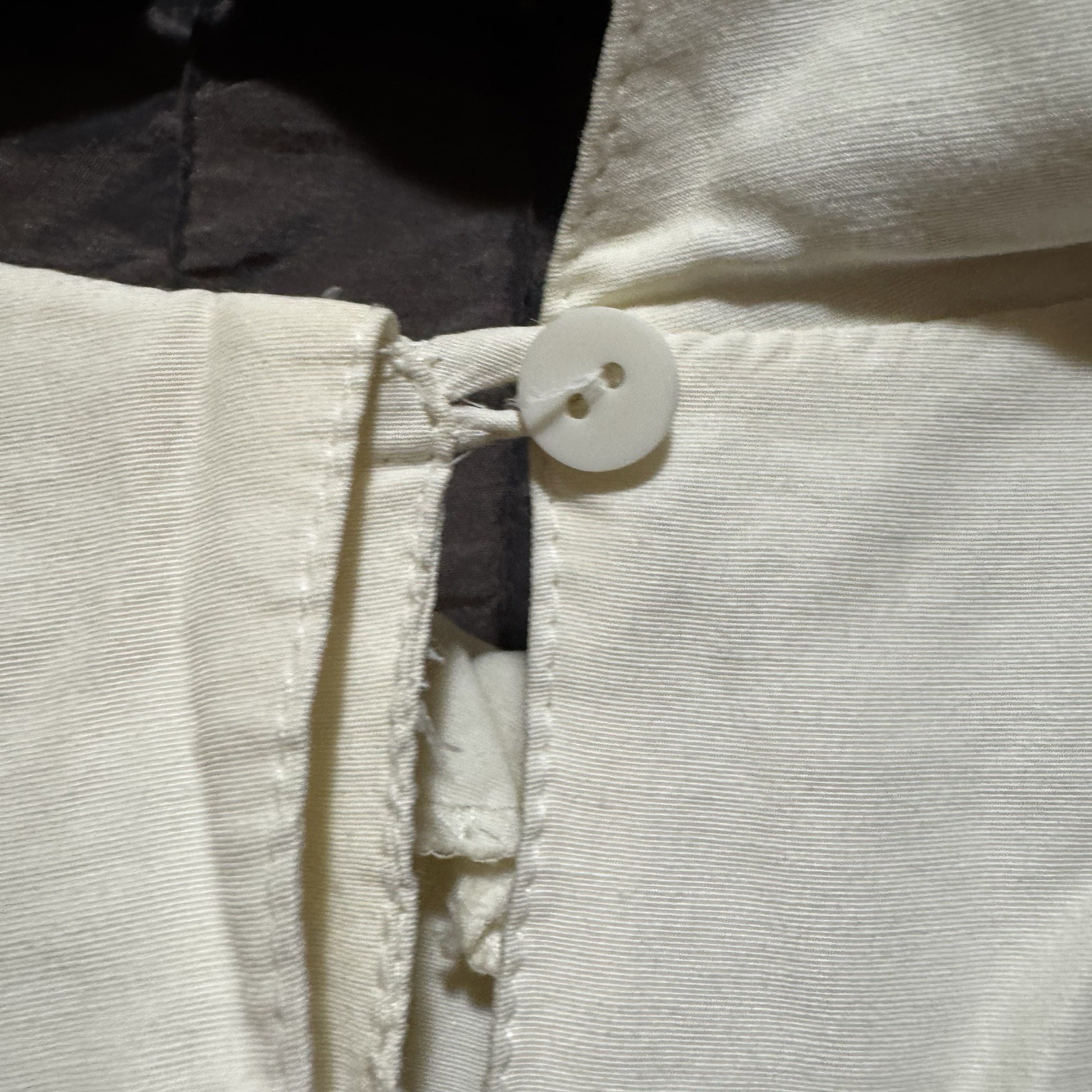 Jonathan Martin Blouse Peter Pan Collar w/ Black Appliqués Size 9/10 1970s
