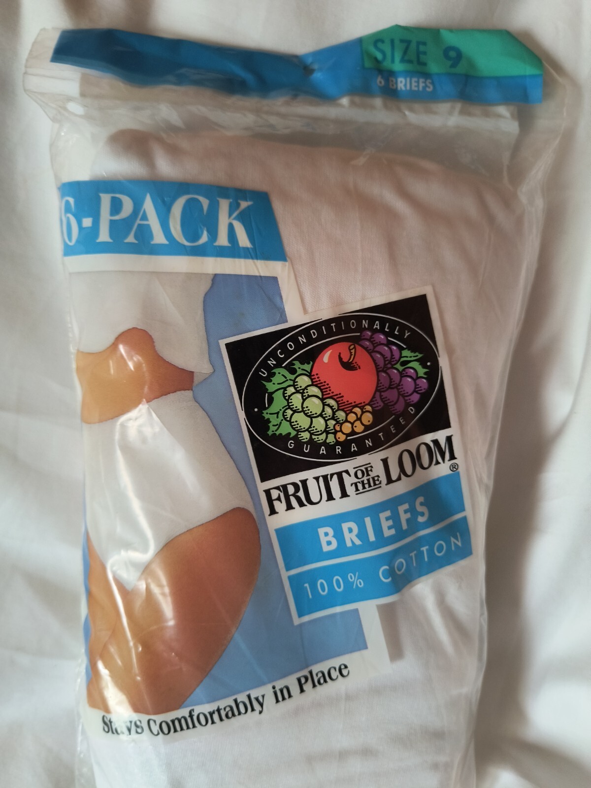 NEW Vintage Fruit of the Loom Brief Panties🏵Size 9 Women&rsquo;s (6 Pair) 100% Cotton