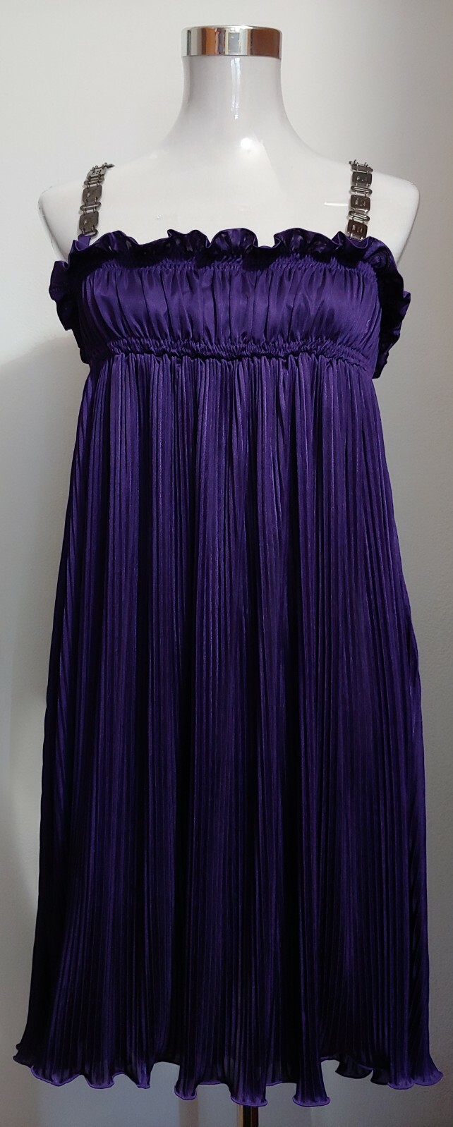 Vintage 90&rsquo;s JOHN RICHMOND DRESS woman Made in Italy size 46 approx M new! RARE