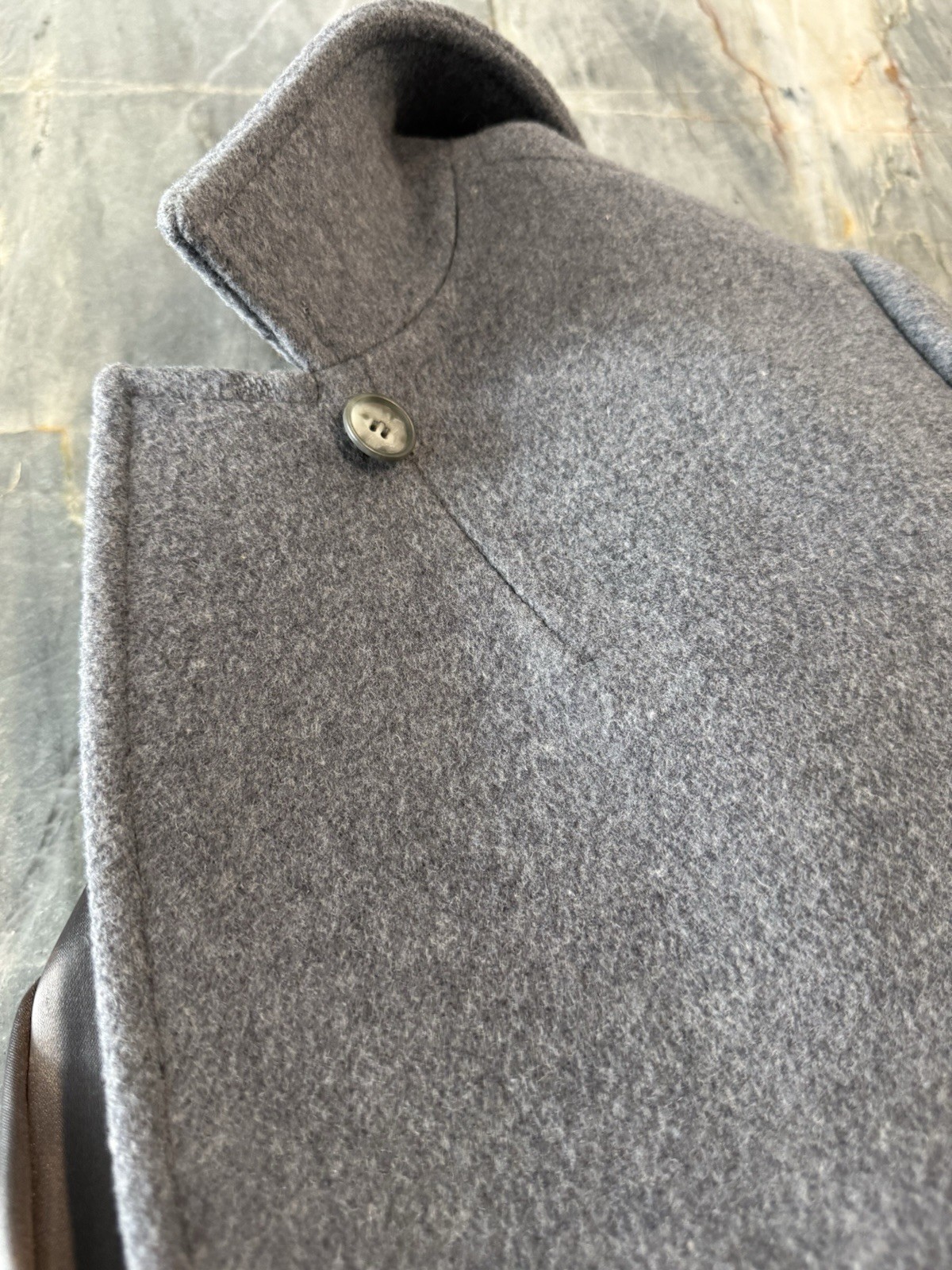 Pendleton 80’s VTG Pure Virgin Wool Women’s Long Gray Coat Made In USA Size12